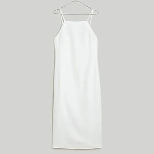Madewell- Goldie Midi Dress in 100% Linen- Eyelet White- Sz 8